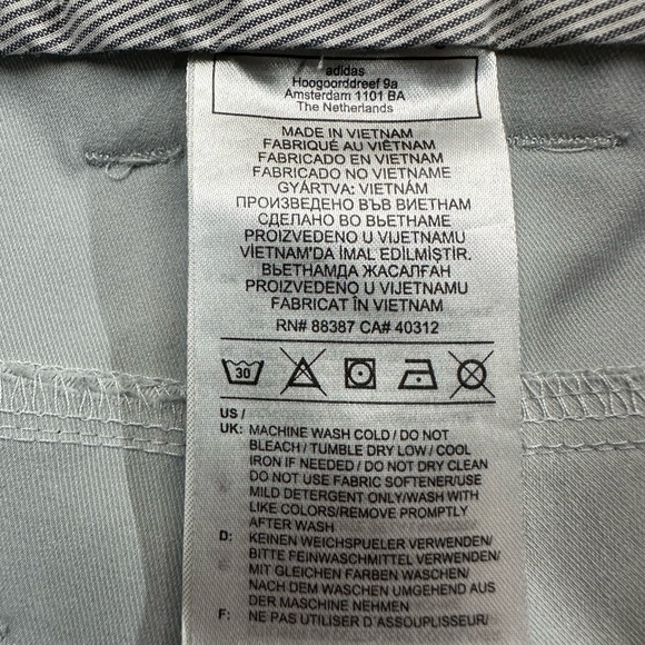 Adidas Adipure Golf Pants Light Gray Men’s Size 32x32 - Picture 8 of 11